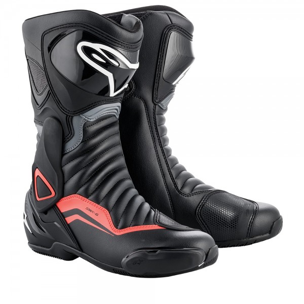Alpinestars Alpinestars SMX 6 v2 Black Grey & Red Fluo